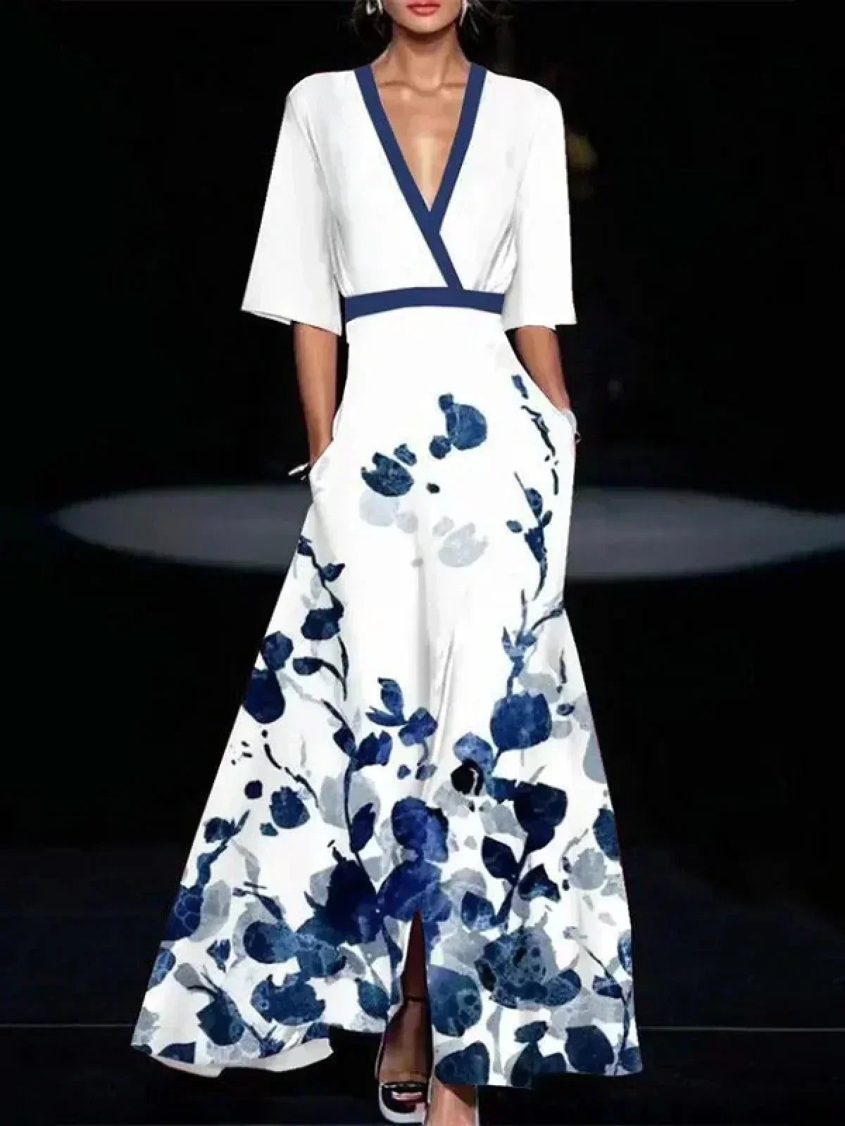 Vestido elegante de viscosa - Raúl & Sara Madrid