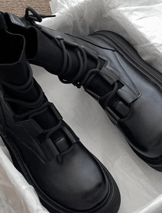 Botas militares de plataforma