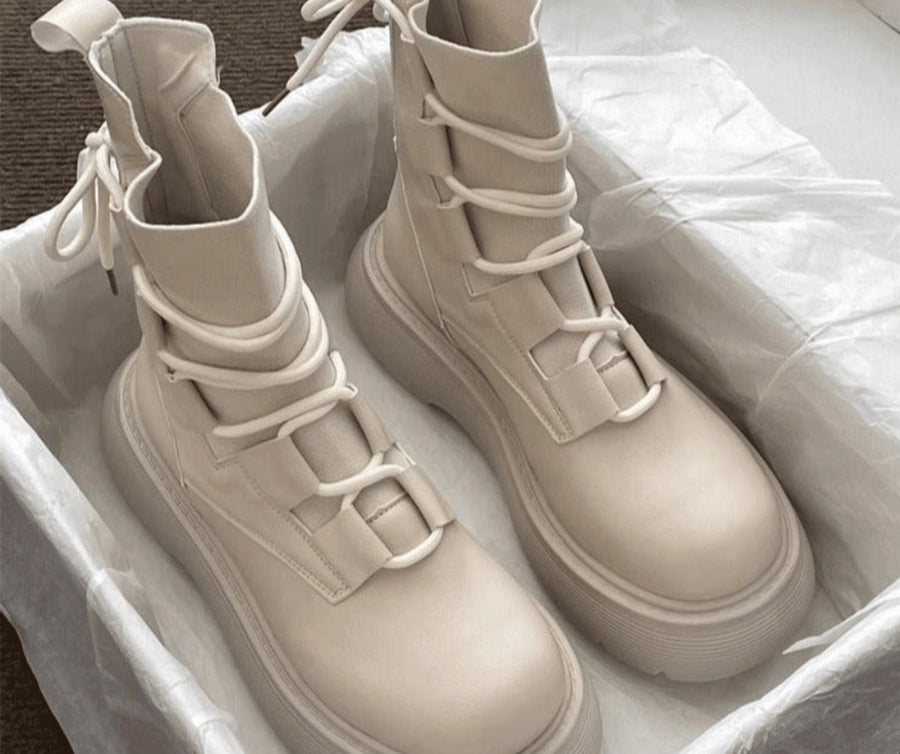 Botas militares de plataforma