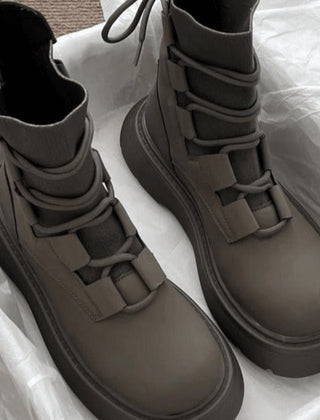 Botas militares de plataforma