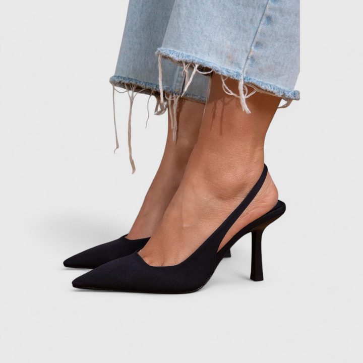 Leonor™ | Tacón Fino Slingback con Puntera Afilada
