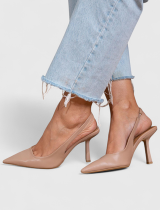 Leonor · Tacón Fino Slingback con Puntera Afilada - Raúl & Sara Madrid