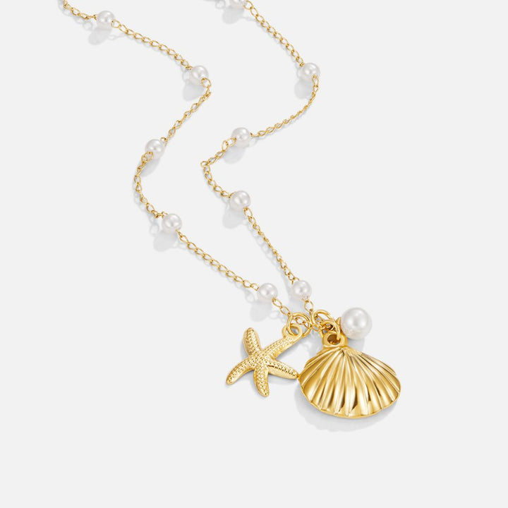 Pavlína – Collar de oro con pequeños cristales.