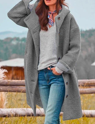 Audrey · Abrigo de lana suave
