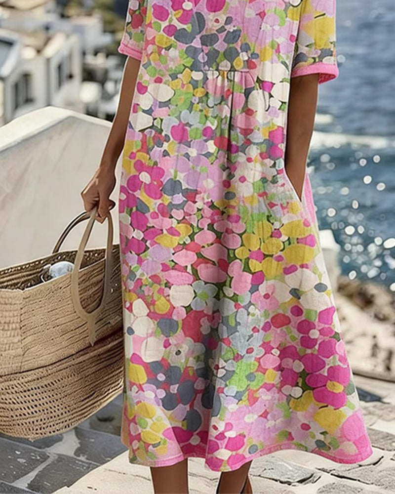 Vestido estampado holgado - Raúl & Sara Madrid