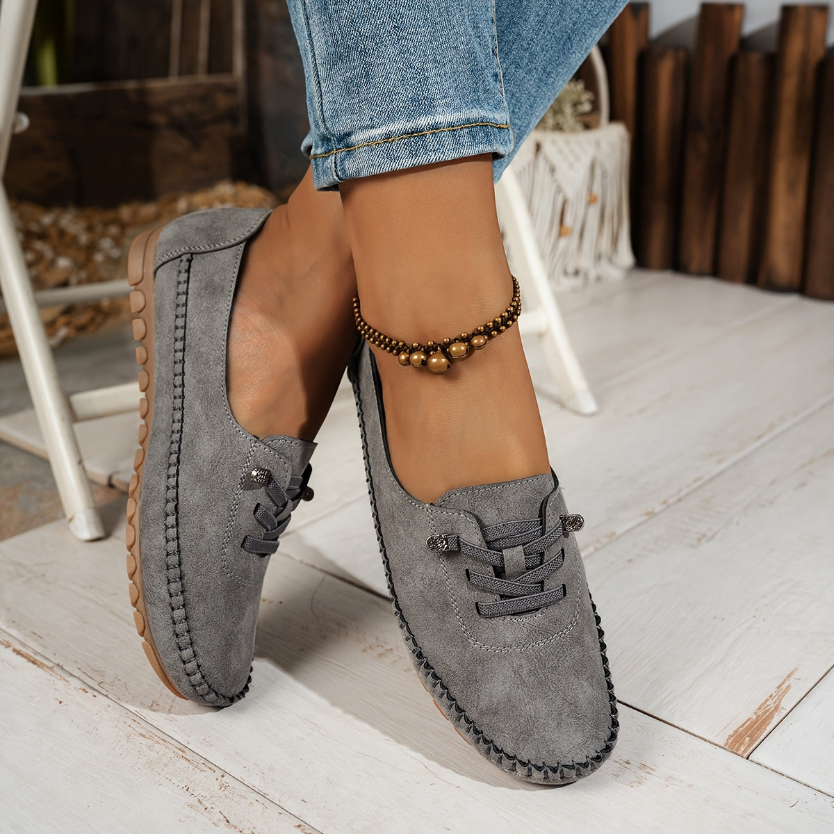 Mocasines Mujer Cómodos Y Flexibles – Zapatos Casual Antideslizantes Para Uso Diario