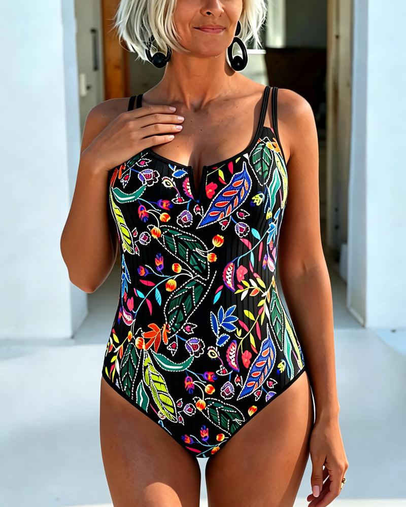 Marina | Bañador estampado elegante