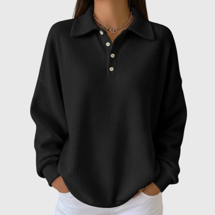 Mara | Cozy Collared Jersey