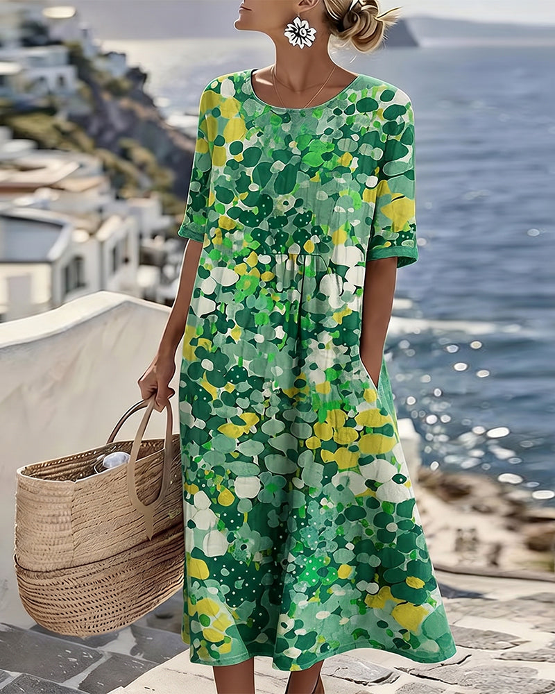 Vestido estampado holgado - Raúl & Sara Madrid