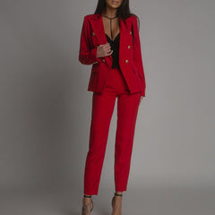 Conjunto chaqueta de doble botonadura