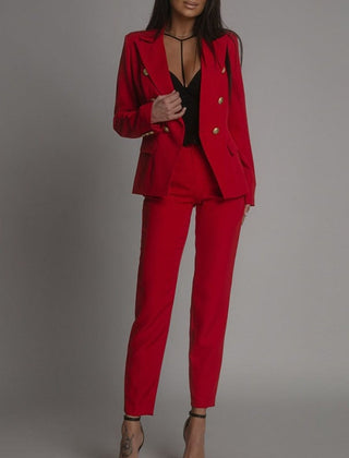 Conjunto chaqueta de doble botonadura