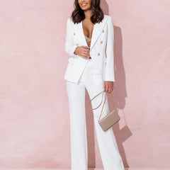 Conjunto chaqueta de doble botonadura