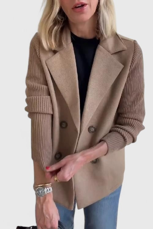 Chaqueta americana de doble botonadura
