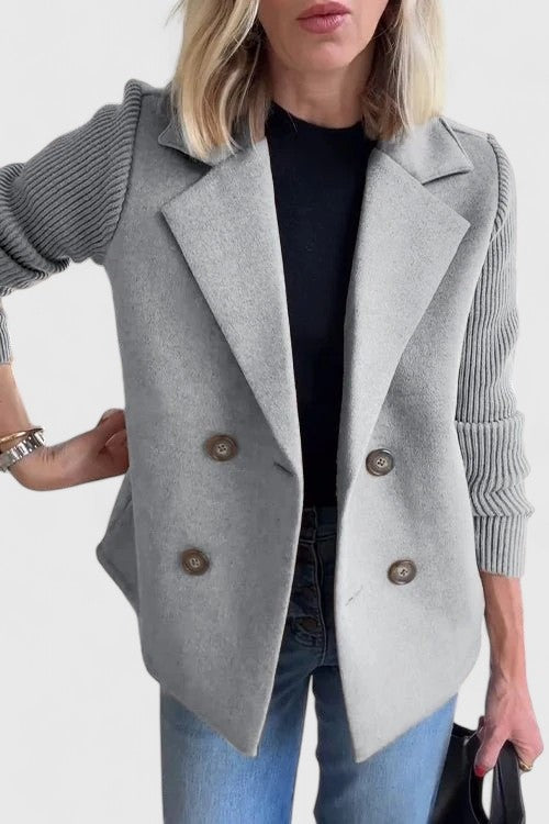 Chaqueta americana de doble botonadura