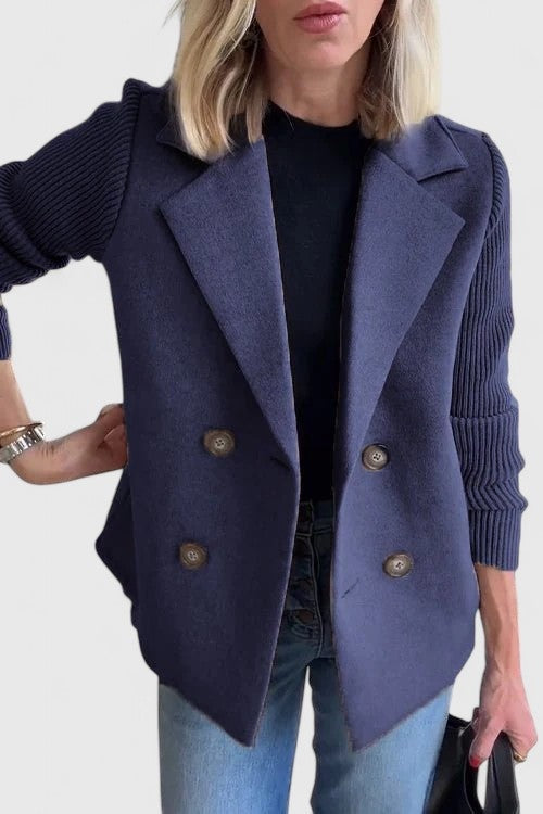 Chaqueta americana de doble botonadura