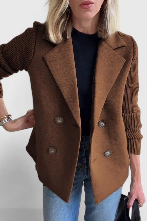 Chaqueta americana de doble botonadura