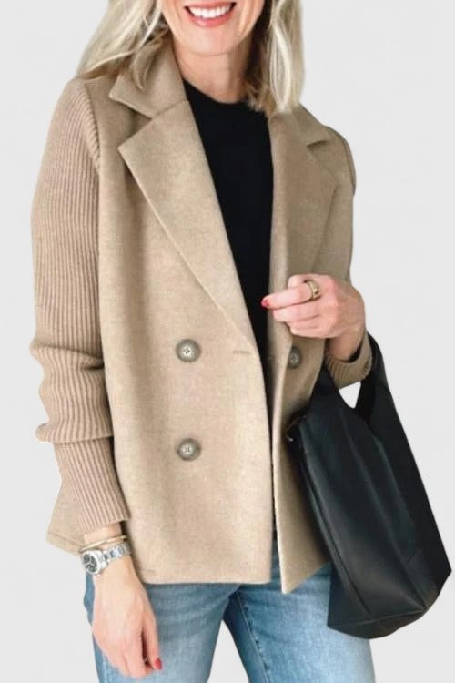 Chaqueta americana de doble botonadura
