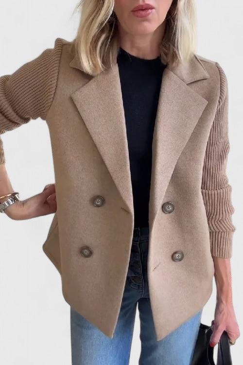 Chaqueta americana de doble botonadura