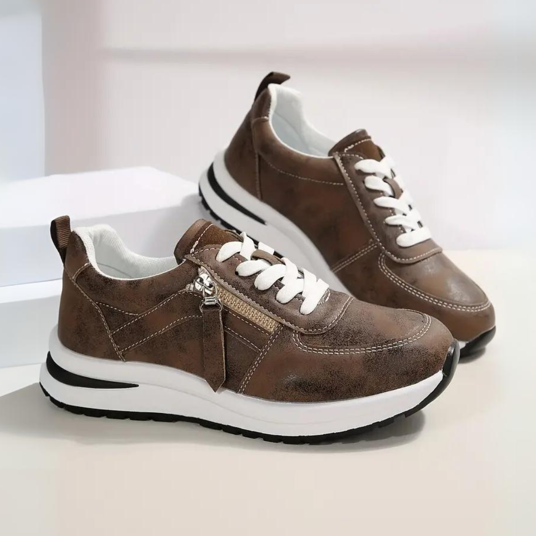 Zapatillas de vestir con cremallera
