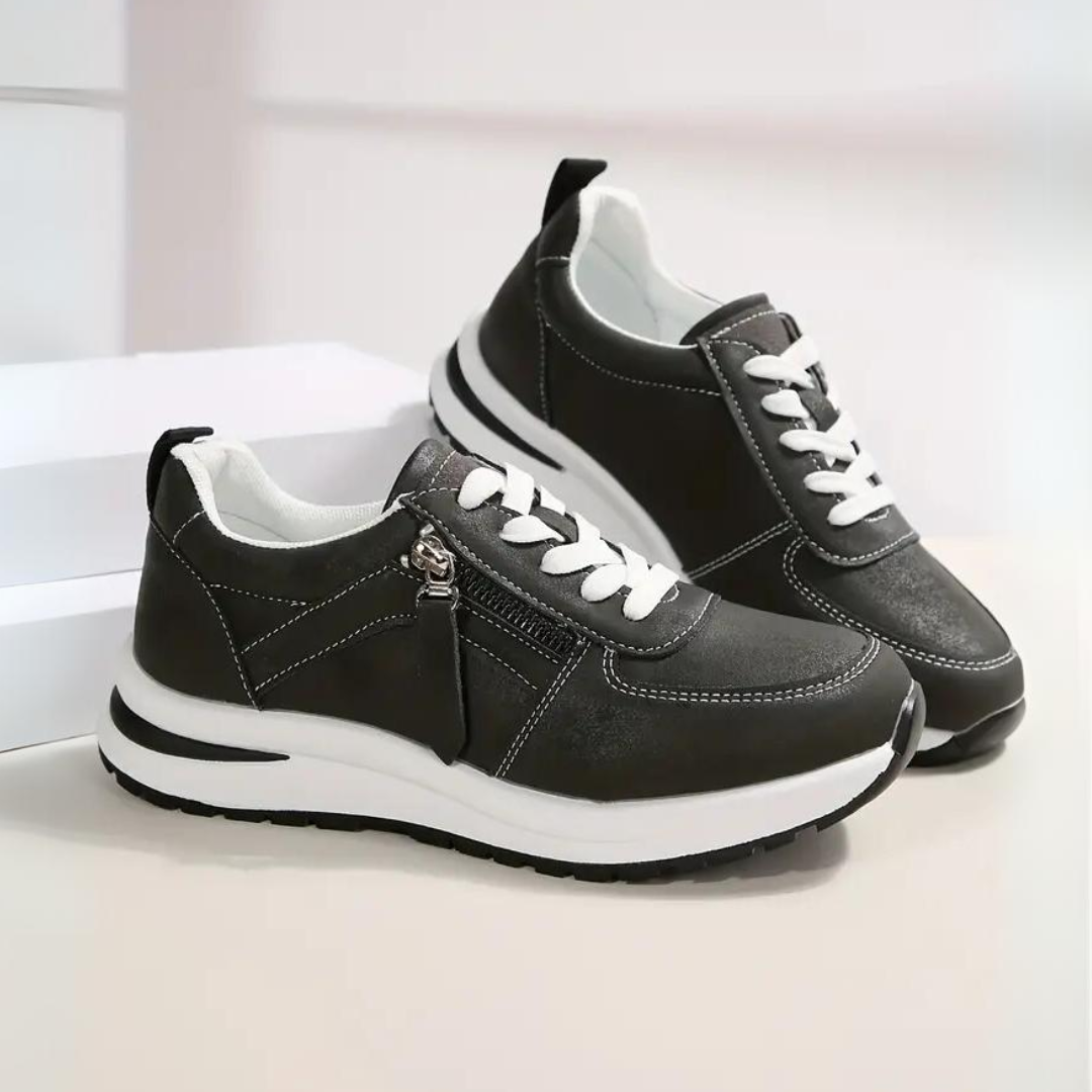 Zapatillas de vestir con cremallera