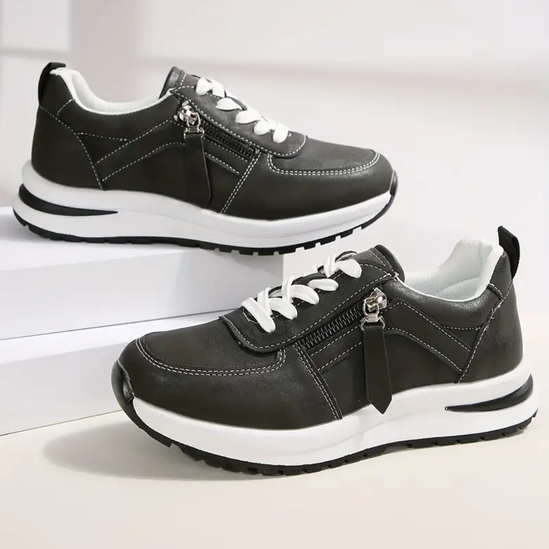 Zapatillas de vestir con cremallera