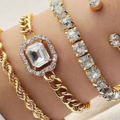 Conjunto de Pulseras con Estilo de Tachuelas - Raúl & Sara Madrid