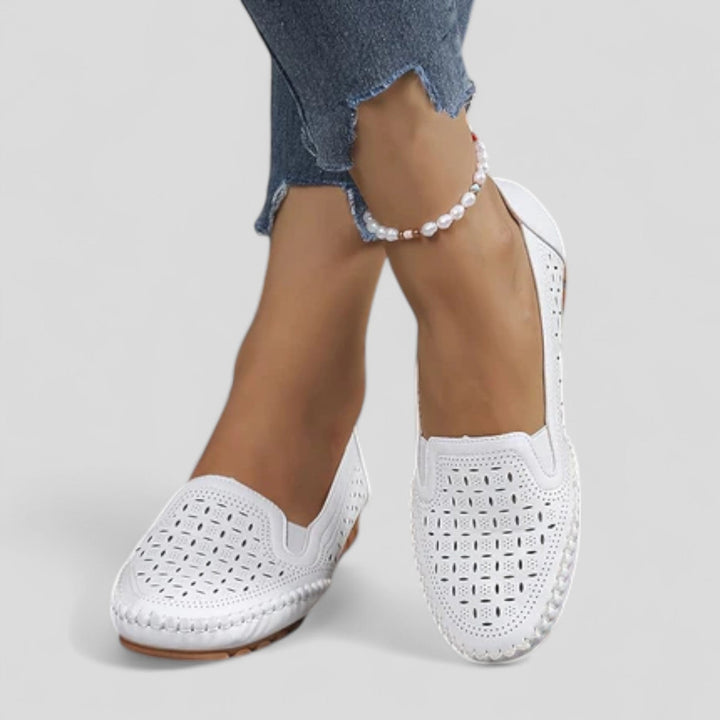 Eulalia | Perforated Moccasins