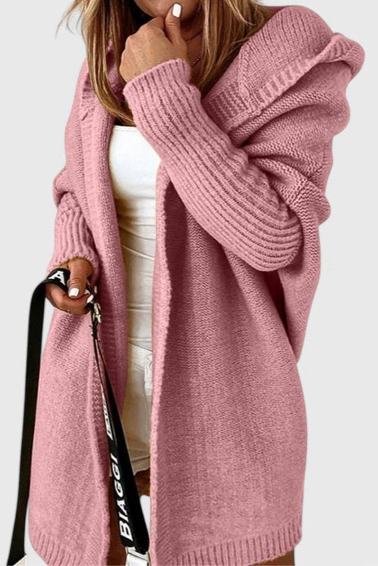 Lovisa | Cárdigan Oversize con Capucha de Punto Grueso