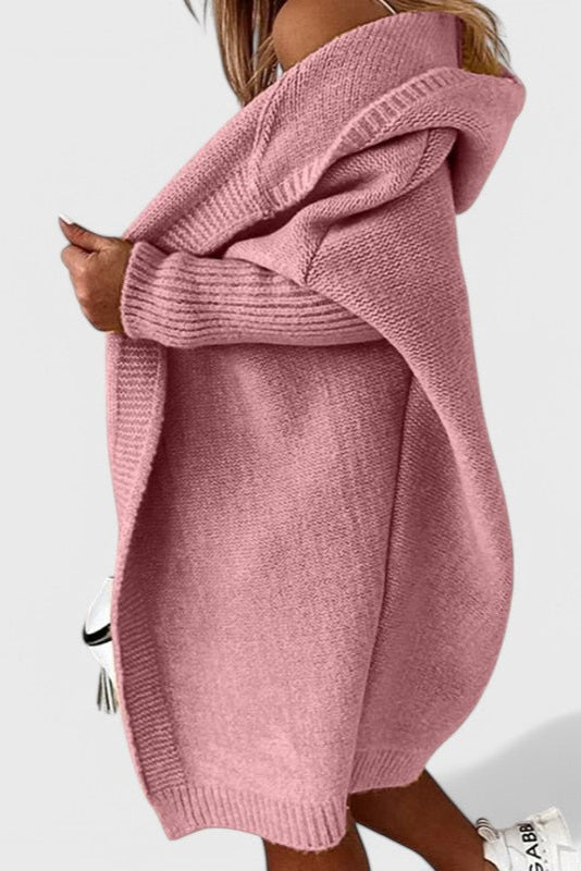 Lovisa | Cárdigan Oversize con Capucha de Punto Grueso