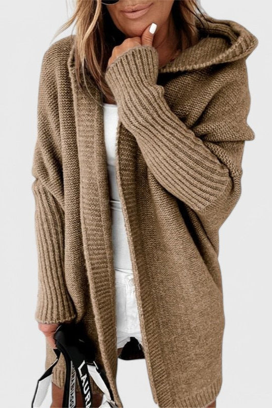 Lovisa | Cárdigan Oversize con Capucha de Punto Grueso
