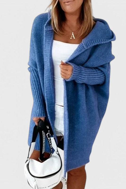 Lovisa | Cárdigan Oversize con Capucha de Punto Grueso