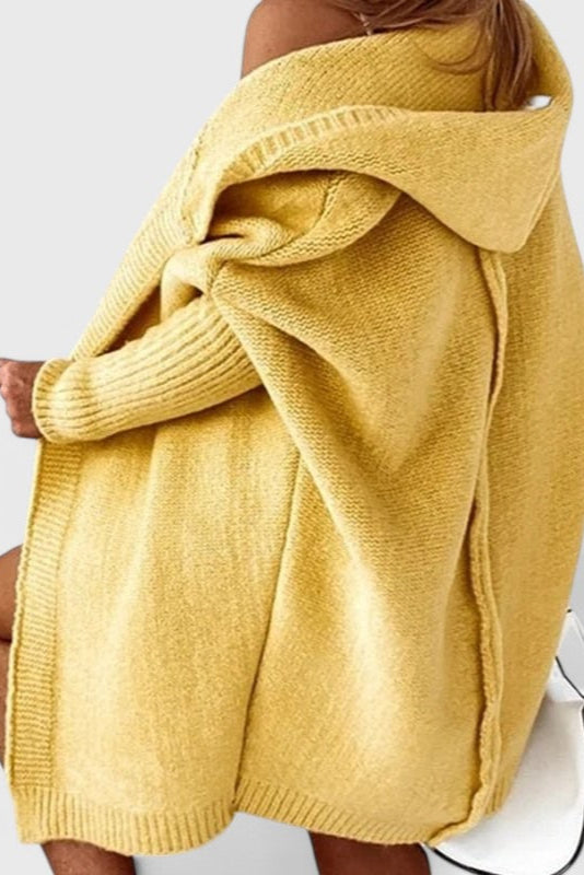 Lovisa | Cárdigan Oversize con Capucha de Punto Grueso