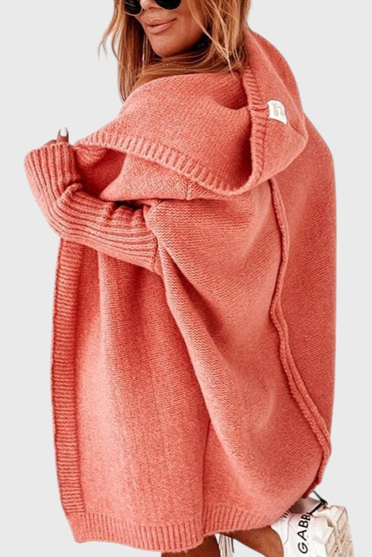 Lovisa | Cárdigan Oversize con Capucha de Punto Grueso