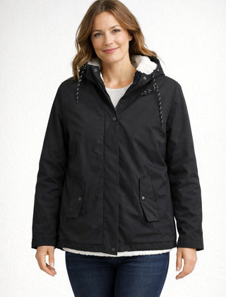 Chaqueta impermeable con forro de borreguito