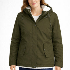 Chaqueta impermeable con forro de borreguito