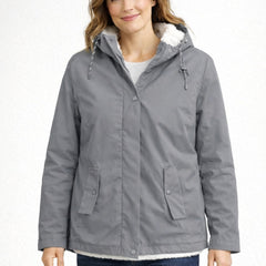 Chaqueta impermeable con forro de borreguito