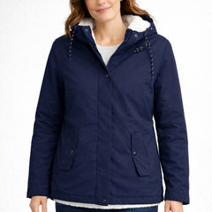 Chaqueta impermeable con forro de borreguito