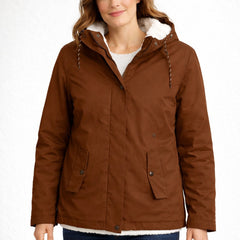 Chaqueta impermeable con forro de borreguito