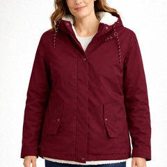 Chaqueta impermeable con forro de borreguito