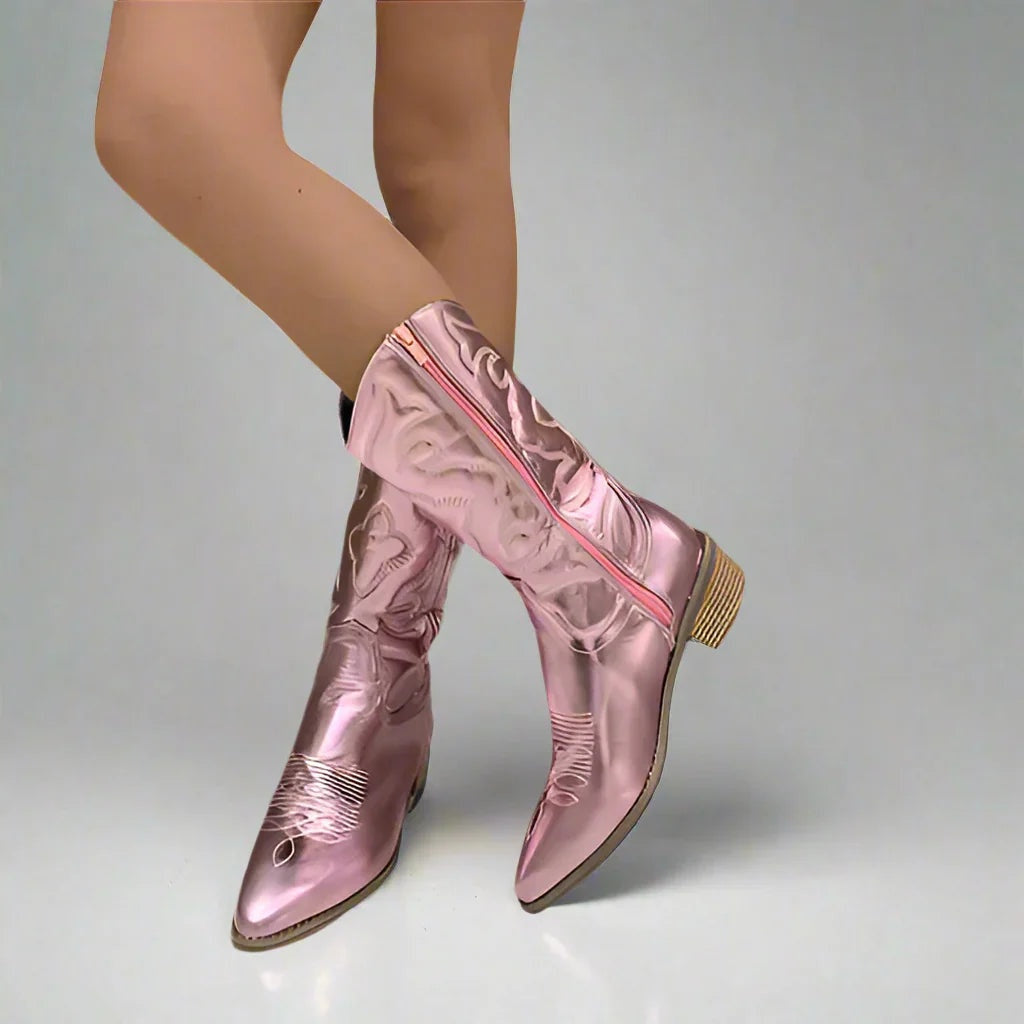 Cowboy boots de caña alta