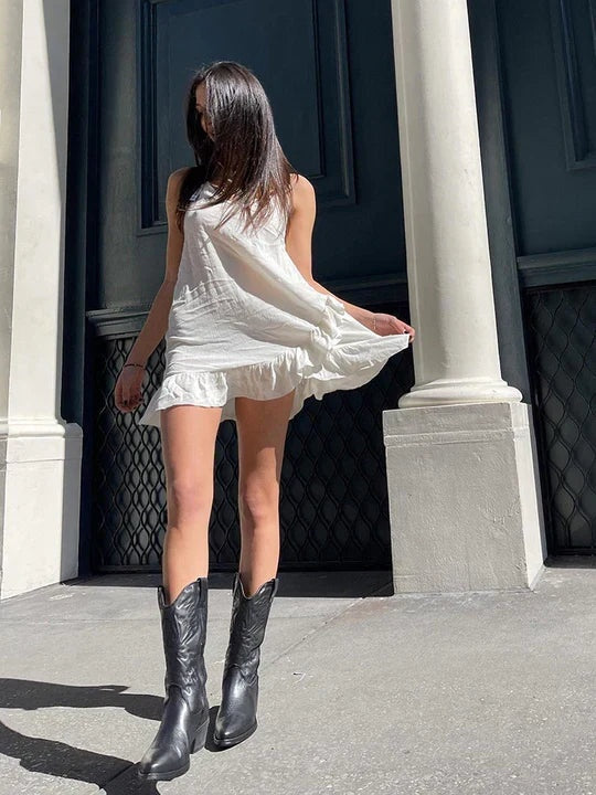 Cowboy boots de caña alta