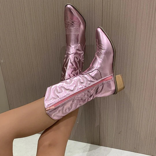 Cowboy boots de caña alta