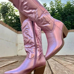 Cowboy boots de caña alta
