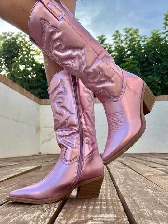 Cowboy boots de caña alta