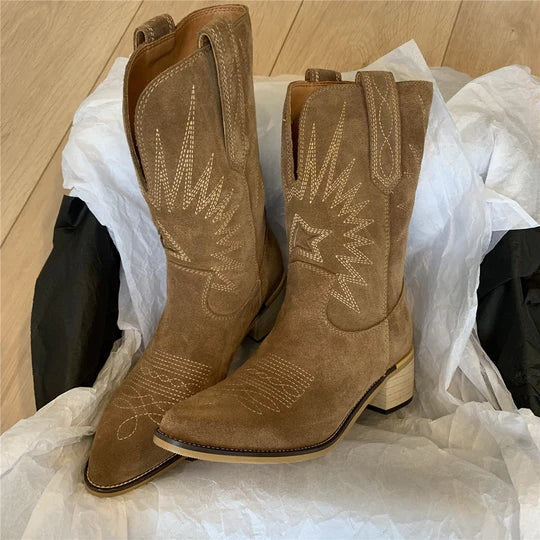 Cowboy boots de caña alta