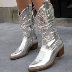Cowboy boots de caña alta