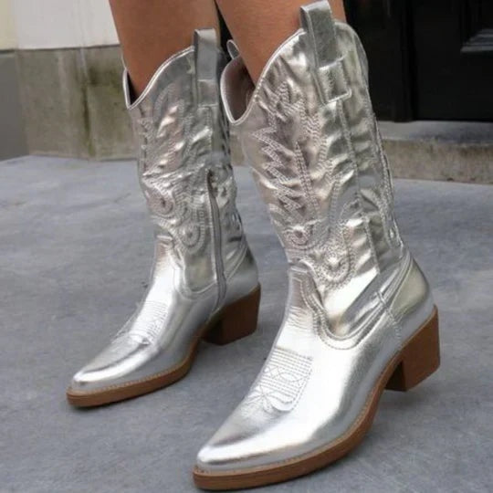 Cowboy boots de caña alta