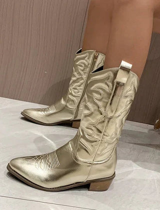 Cowboy boots de caña alta