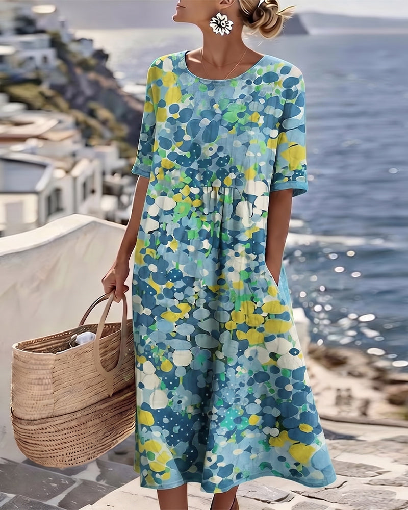 Vestido estampado holgado - Raúl & Sara Madrid