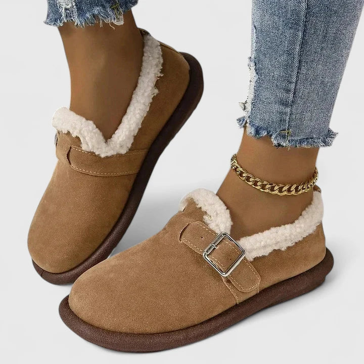 Valentynah™ | Botas de Invierno con Forro de Peluche y Detalle de Hebilla
